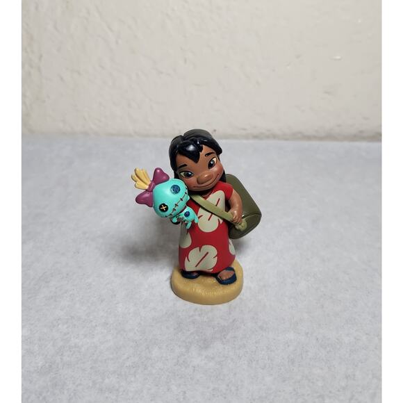 Disney Lilo & Stitch Cake Toppers Figures Lot Of 5 Pre-owned - Picture 2 of 7